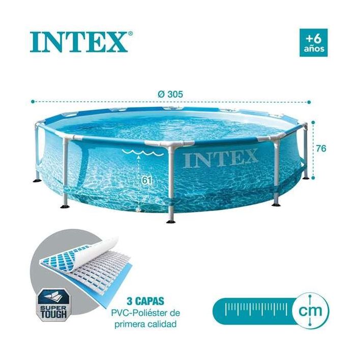 Piscina Desmontable Intex 305 x 76 x 305 cm 2 Piscina Desmontable Intex 305 x 76 x 305 cm 2