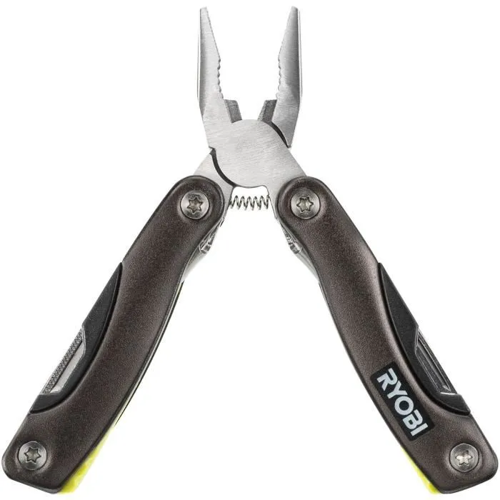 Ryobi RYO4892210201249 Alicates Multifunción 14 en 1 con Tijeras, Cuchillo, Destornillador, Sierra, Lima y Más Herramientas Esenciales 0 Ryobi RYO4892210201249 Alicates Multifunción 14 en 1 con Tijeras, Cuchillo, Destornillador, Sierra, Lima y Más Herramientas Esenciales 0