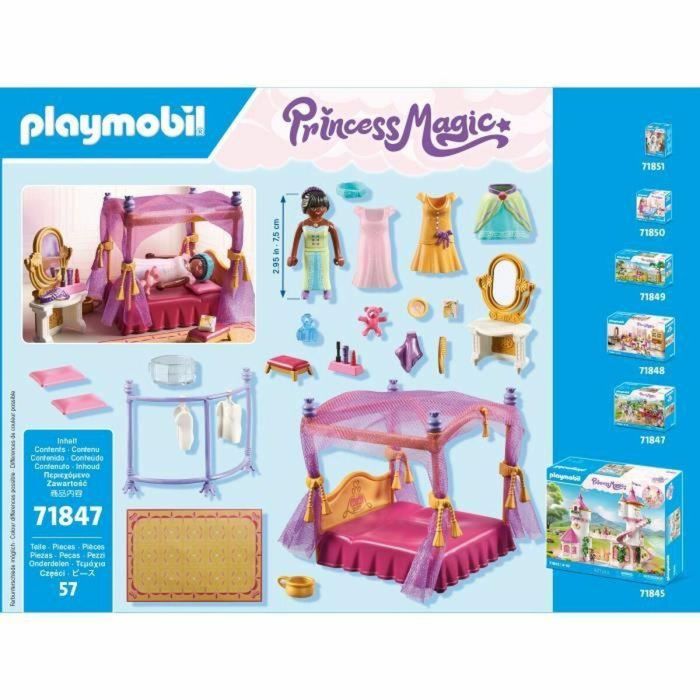 Playmobil 71847 Habitación con Vestidor Princesa Accesorios de Moda Juego de Rol a partir de 4 años Plástico y Tela 148cm 1 Playmobil 71847 Habitación con Vestidor Princesa Accesorios de Moda Juego de Rol a partir de 4 años Plástico y Tela 148cm 1