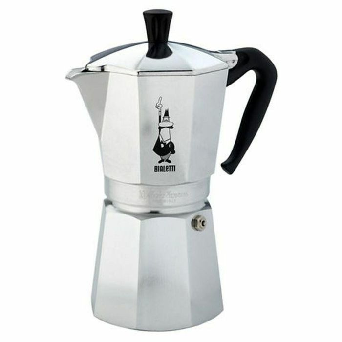 Cafetera Italiana Bialetti MOKA Plateado Metal Acero Inoxidable Aluminio 1 L 3 Cafetera Italiana Bialetti MOKA Plateado Metal Acero Inoxidable Aluminio 1 L 3