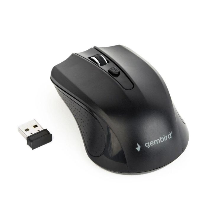 Gembird MUSW-4B-04 Ratón Inalámbrico RF Óptico Ambidextro Oficina 1600 DPI 4 Botones Negro 0 Gembird MUSW-4B-04 Ratón Inalámbrico RF Óptico Ambidextro Oficina 1600 DPI 4 Botones Negro 0