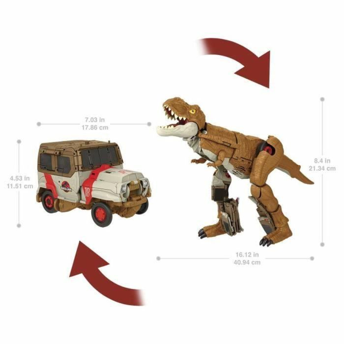 Transformación T.Rex - Fierce - Mattel - Hpd38 - Dinosaurio Jurassic World 2