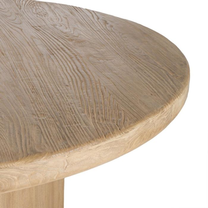 Mesa Comedor Madera de Olmo Salón 150 X 150 X 76 cm