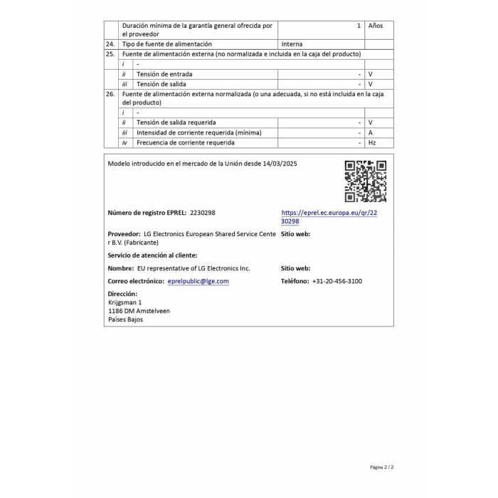 Smart TV LG OLED83C54LA 4K Ultra HD 83" HDR OLED 2