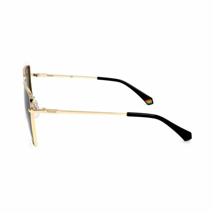 Polaroid 6164/G/S - Gafas de sol para mujer, forma cuadrada, acero inoxidable, 145 mm 1