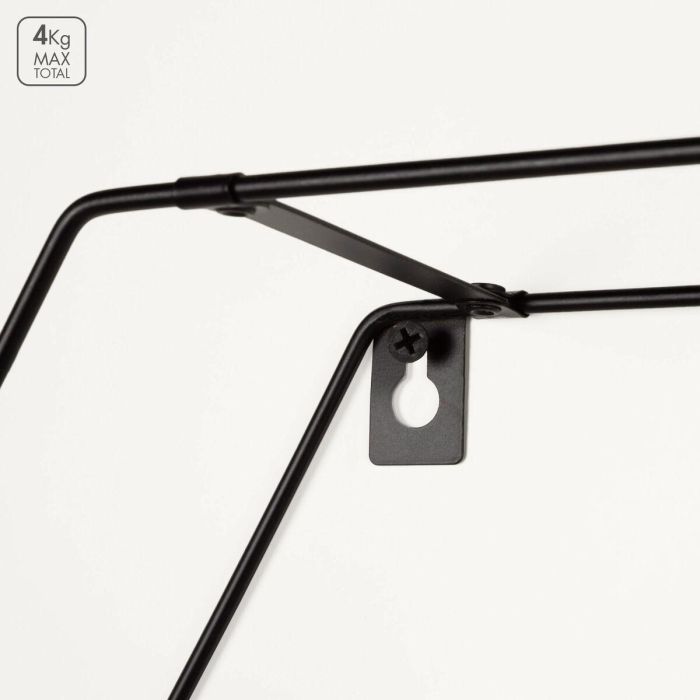 Estantería Max Home Hierro Madera MDF 30 X 27 X 10 CM (6 Unidades) 4 Estantería Max Home Hierro Madera MDF 30 X 27 X 10 CM (6 Unidades) 4