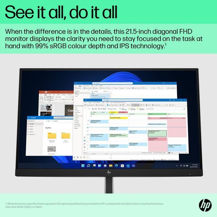 HP E22 G5 Monitor FHD 5