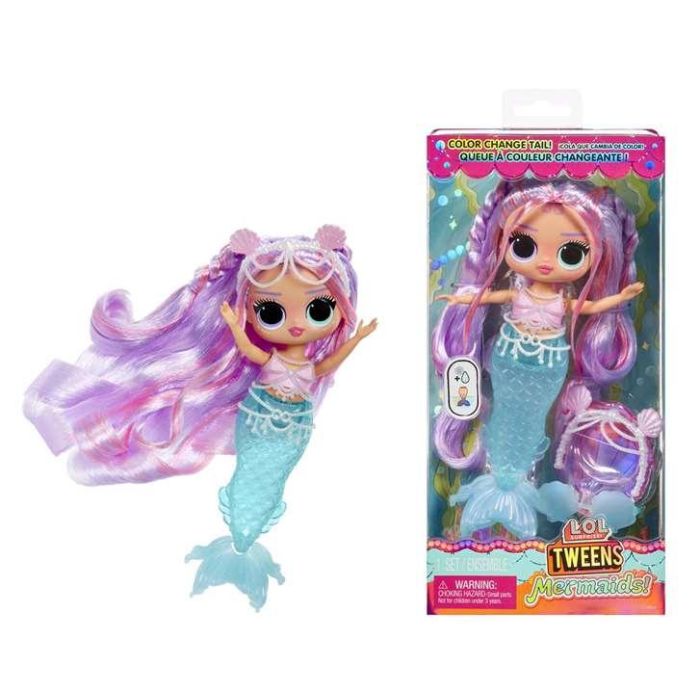 Muñeca l.o.l. surprise tween sirena - lana marine. su cola cambia de color 25,4x12,7x6,35 cm 9 Muñeca l.o.l. surprise tween sirena - lana marine. su cola cambia de color 25,4x12,7x6,35 cm 9
