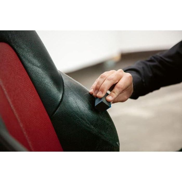 Quixx QQ10259 Kit Reparación Cuero y Vinilo para Asientos Volante y Tableros Coche DIY - Elimina Rasguños Agujeros Grietas Negro 4
