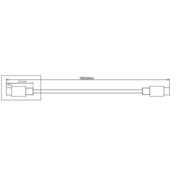 MicroConnect USB-C 3.2 Gen 2 Cable, 1m for HP Docking stations 1 MicroConnect USB-C 3.2 Gen 2 Cable, 1m for HP Docking stations 1