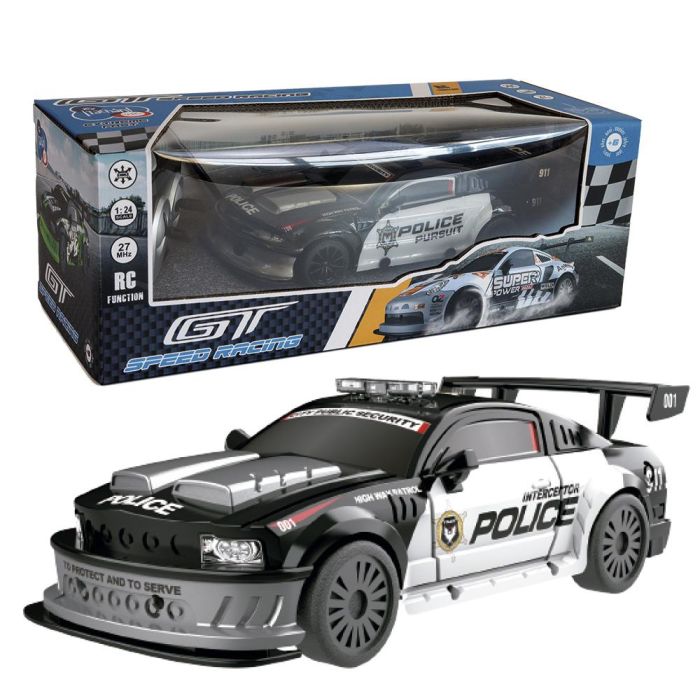 Tachan Vehículo Policía Radio Control GT-Speed Racing 1:24 para +6 Años 0 Tachan Vehículo Policía Radio Control GT-Speed Racing 1:24 para +6 Años 0