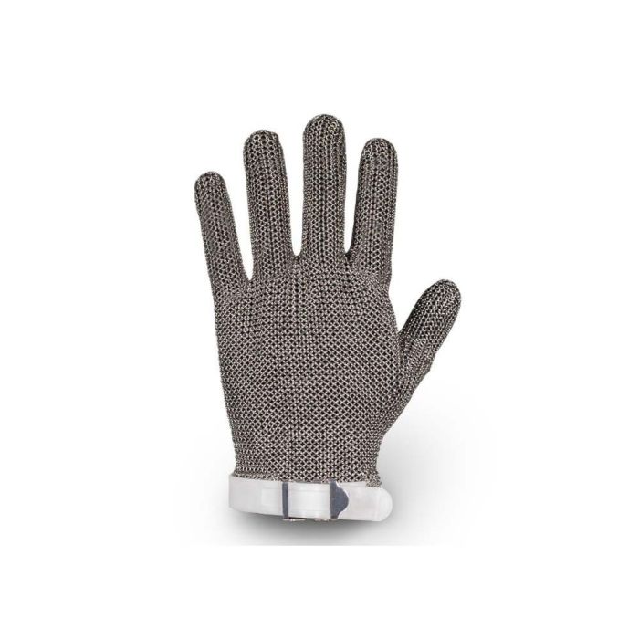 TOMAS BODERO 05GMA Guante Malla Metálica Acero Inoxidable Ambidiestro, Ajuste Muñeca, Uso Alimentario Despiece Cárnico Tallas XS-L