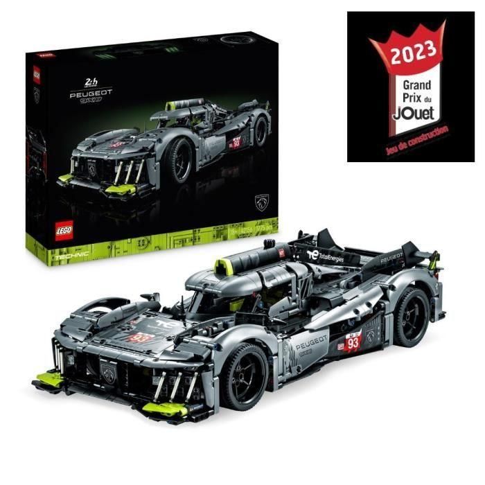 LEGO 42156 Technic Peugeot 9x8 24h Le Mans Hybrid HyperCar, Coche de Carreras Modelo LEGO 42156 Technic Peugeot 9x8 24h Le Mans Hybrid HyperCar, Coche de Carreras Modelo