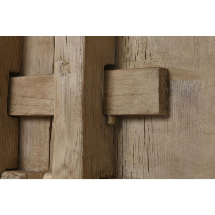 DKD Home Decor Aparador Antik china top Natural 4 Puertas Olmo Macizo 230 x 96 x 48 cm 6