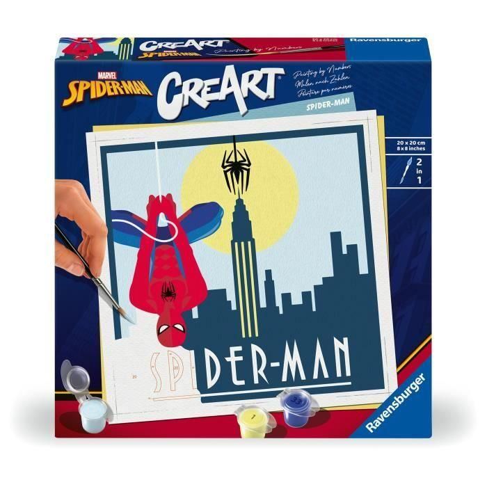 Ravensburger RAV00023891 CreArt Spider Man Ocio Creativo 20x20 cm