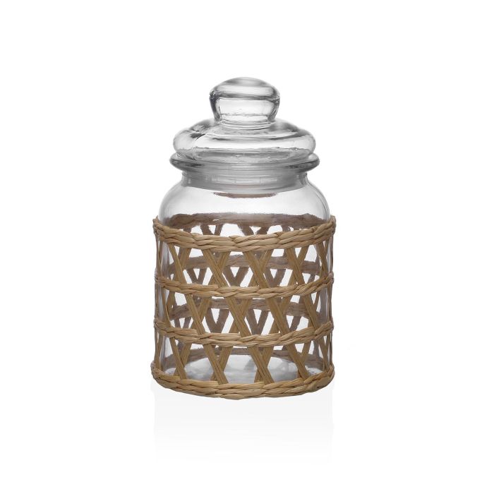 Bote Cristal Con Tapa 900Ml Versa 11X19CM (6 Unidades) Bote Cristal Con Tapa 900Ml Versa 11X19CM (6 Unidades)