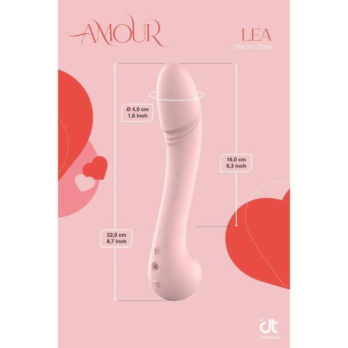 Vibrador clásico Dream Toys Amour Flexible Rosa 3 Vibrador clásico Dream Toys Amour Flexible Rosa 3