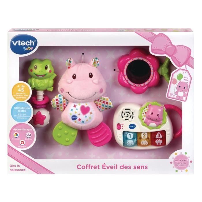 Vtech Baby Caja de Nacimiento Despertar de los Sentidos para Bebés, Juguetes Imprescindibles 0-36 Meses, Rosa 2