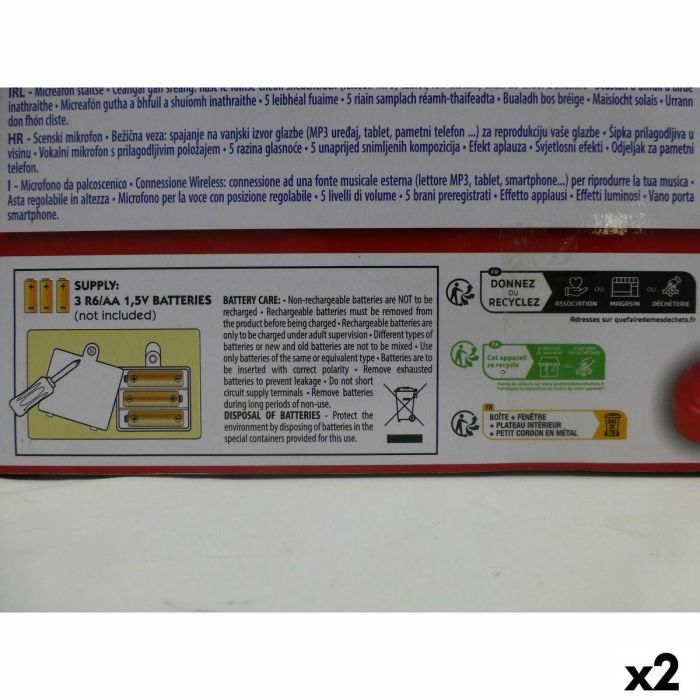 Juguete Musical Bontempi 37 x 105 x 37 cm (2 Unidades) 10 Juguete Musical Bontempi 37 x 105 x 37 cm (2 Unidades) 10