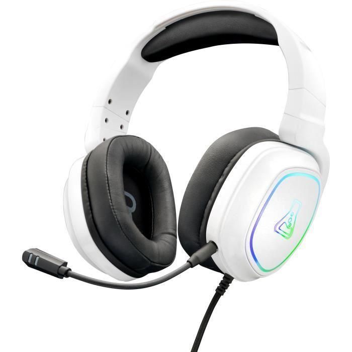 Casco de juego RGB The G -lab - PC Compatible, PS4, XboxOne - White Casco de juego RGB The G -lab - PC Compatible, PS4, XboxOne - White