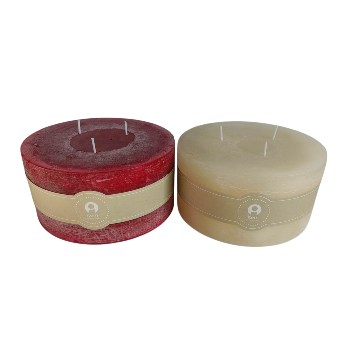 Vela Navidad Tradicional DKD Home Decor Crema Rojo 15 x 7.5 x 15 cm (6 Unidades) 0 Vela Navidad Tradicional DKD Home Decor Crema Rojo 15 x 7.5 x 15 cm (6 Unidades) 0