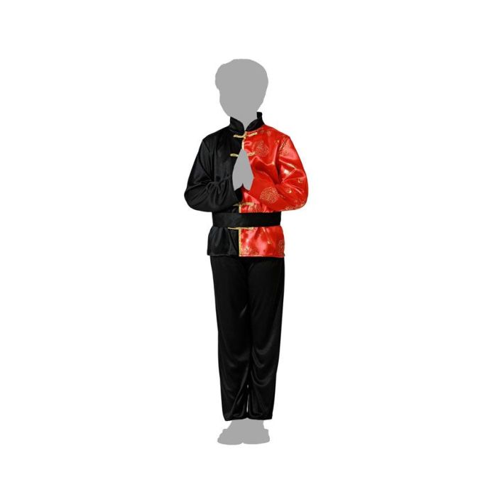 Disfraz Chino Negro Oriental Niño 5-6 Años 4 Disfraz Chino Negro Oriental Niño 5-6 Años 4