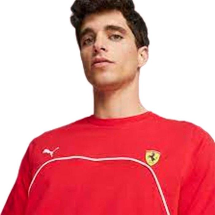 Camiseta de Manga Corta Hombre Puma 620946 02 Rojo (M)