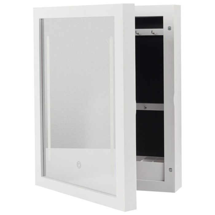 Cosmetic Club Espejo Joyero Armario con LED para Cosméticos y Joyas 30x9.3x40.2 cm 4