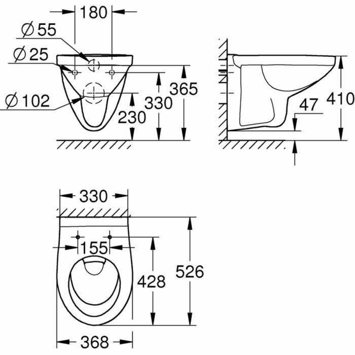 GROHE - Inodoro suspendido 1