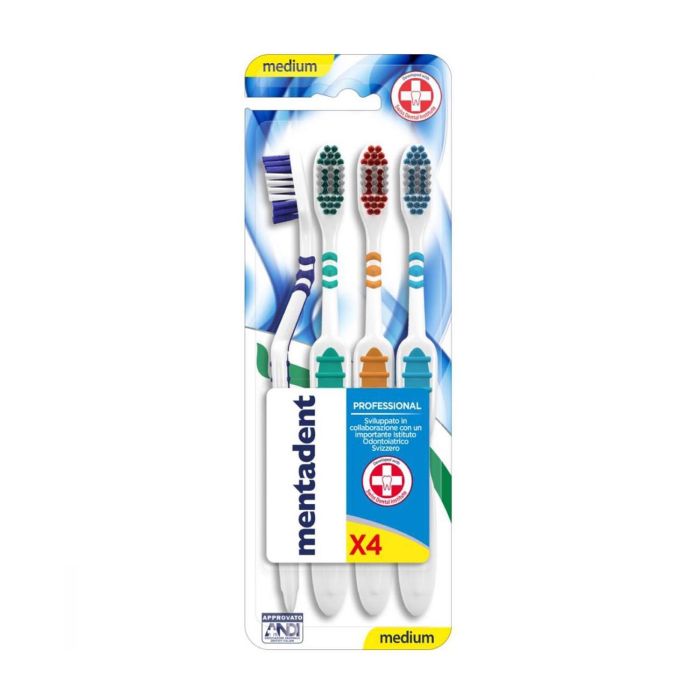 Mentadent Professional Cepillo de Dientes Dureza Media Pack