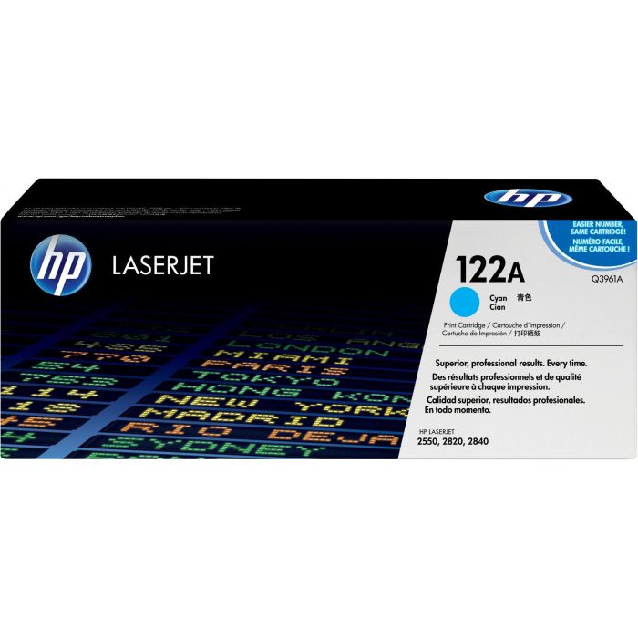 HP Q3961A Tóner 122A Cyan