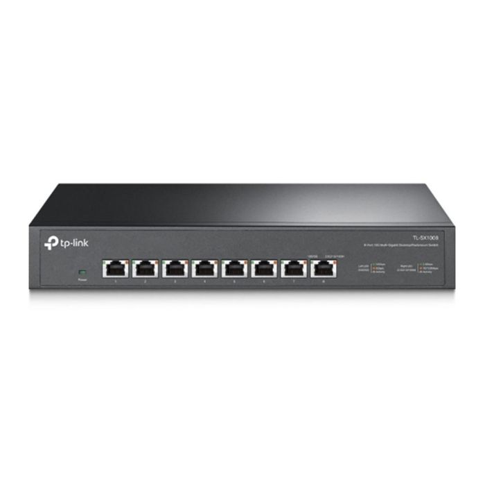 Tp-Link TL-SX1008 Switch 10G de Sobremesa/Montado en Rack 8 Puertos 100Mbps/1G/2.5G/5G/10Gbps, Auto-Negociación, 160Gbps Capacidad de Conmutación 0 Tp-Link TL-SX1008 Switch 10G de Sobremesa/Montado en Rack 8 Puertos 100Mbps/1G/2.5G/5G/10Gbps, Auto-Negociación, 160Gbps Capacidad de Conmutación 0