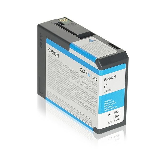 Epson Stylus Pro-3800/3880 Cartucho Cian (80ml) Epson Stylus Pro-3800/3880 Cartucho Cian (80ml)