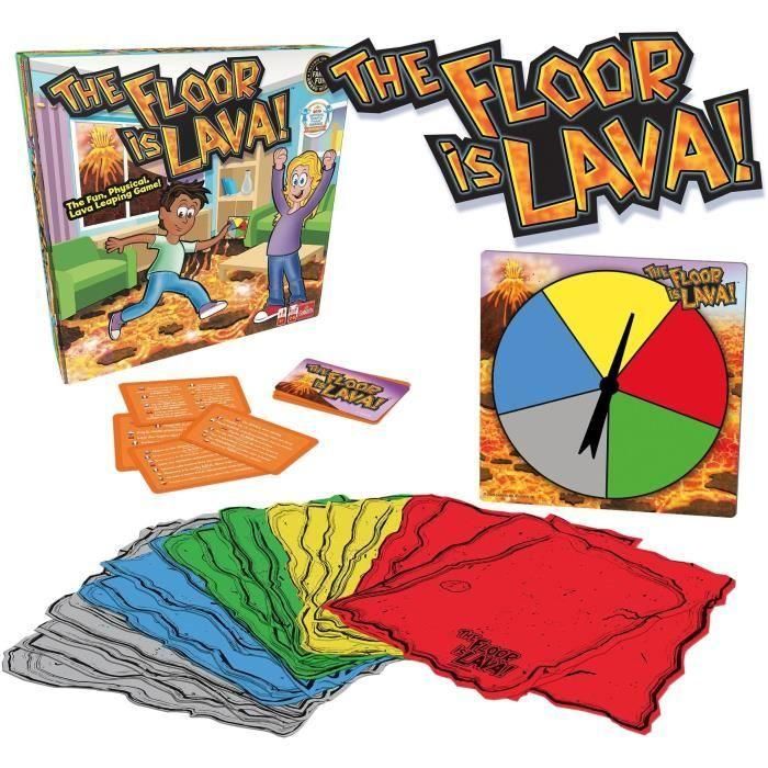 Goliath Floor is lava - Juego de mesa infantil de saltos y equilibrio - Favorece la actividad física y la destreza - A partir de 5 años 3