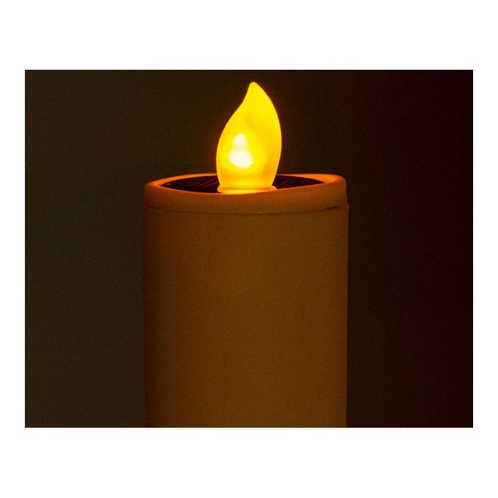 Lumineo Vela solar efecto llama Ø4x90 cm colores surtidos 3 Lumineo Vela solar efecto llama Ø4x90 cm colores surtidos 3