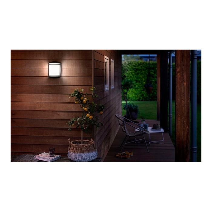 Philips Aplique led modelo Antelope 6W 600LM 4000K Negro 8,9x26,9x19,9cm 3