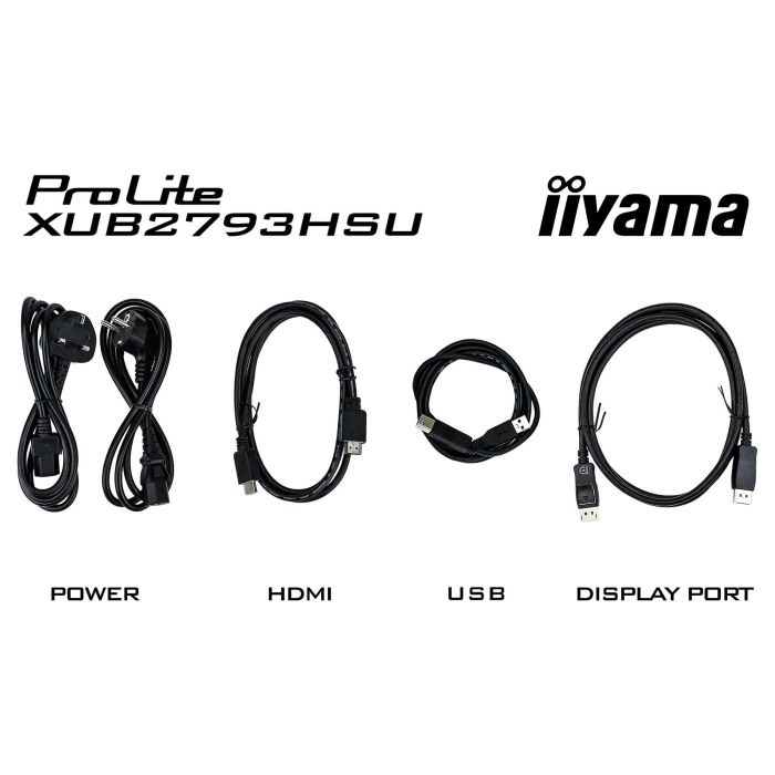 Iiyama XUB2793QSU-B7 27" QHD IPS 1ms 100Hz 2560x1440 Negro Iiyama XUB2793QSU-B7 27" QHD IPS 1ms 100Hz 2560x1440 Negro