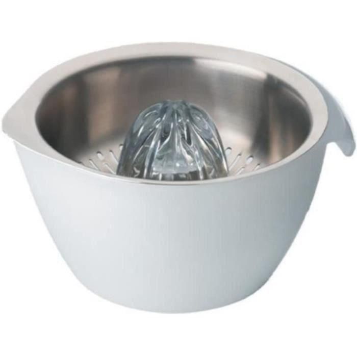 Kenwood AT312B Exprimidor de Cítricos 600ml con Colador de Acero Inoxidable y Recipiente Graduado Translúcido con Pico y Mango 1 Kenwood AT312B Exprimidor de Cítricos 600ml con Colador de Acero Inoxidable y Recipiente Graduado Translúcido con Pico y Mango 1