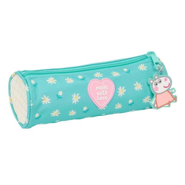 Portatodo Peppa Pig Pretty flowers Amarillo Menta 20 x 7 x 7 cm 1