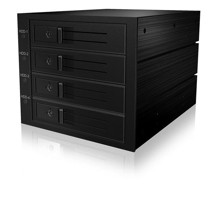 ICY BOX Backplane für 4x HDD für 3x 5,25" Schacht mit Schloss und Lüfter 7