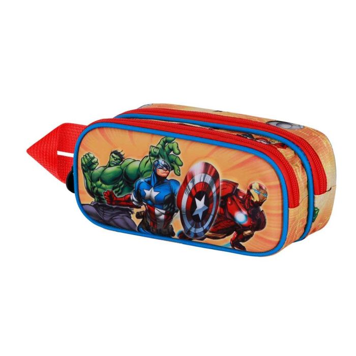 Marvel Los Vengadores Estuche Portatodo 3D Doble Attack Rojo 0 Marvel Los Vengadores Estuche Portatodo 3D Doble Attack Rojo 0