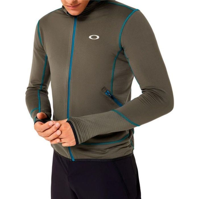Chaqueta Deportiva Oakley Canopy Full Zip Oliva Ciclismo 13-14 Años 1 Chaqueta Deportiva Oakley Canopy Full Zip Oliva Ciclismo 13-14 Años 1