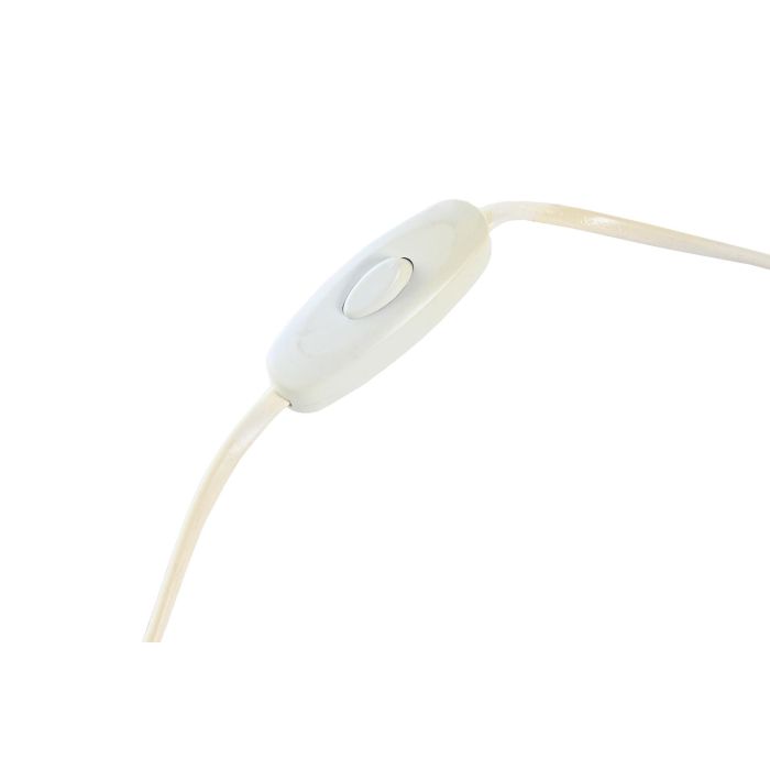 DKD Home Decor Lámpara de Sobremesa Loft Colección Indus Blanco Metal E27 Max 50W - 33x33x50 cm 3 DKD Home Decor Lámpara de Sobremesa Loft Colección Indus Blanco Metal E27 Max 50W - 33x33x50 cm 3