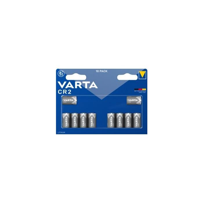 Varta Batería CR2 3V Fotobaterías - Pack de 10