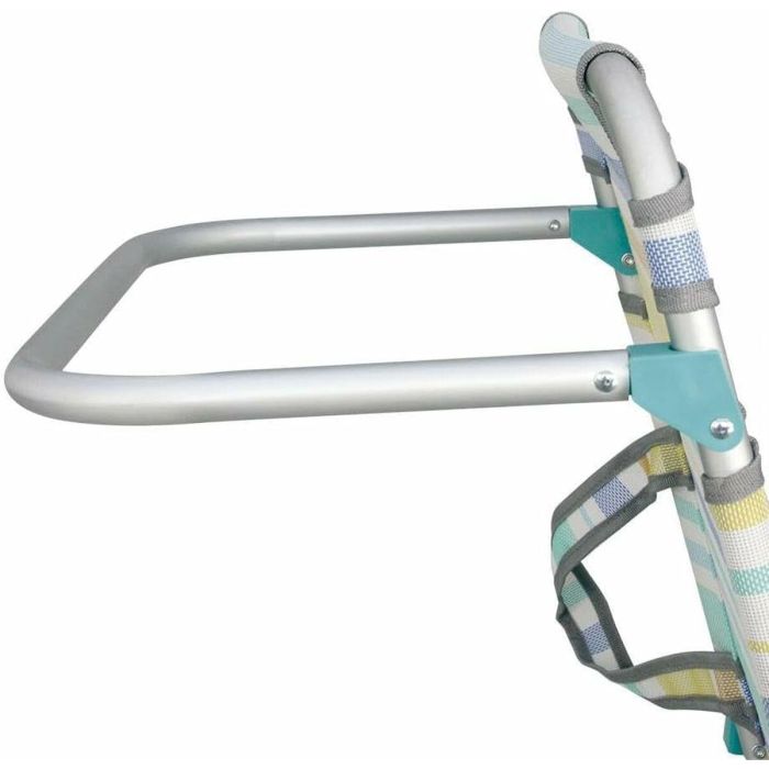 Silla playa aluminio multiposicion rayas 25 cm, 80x65x45cm, 25 cm altura asiento. 2 Silla playa aluminio multiposicion rayas 25 cm, 80x65x45cm, 25 cm altura asiento. 2