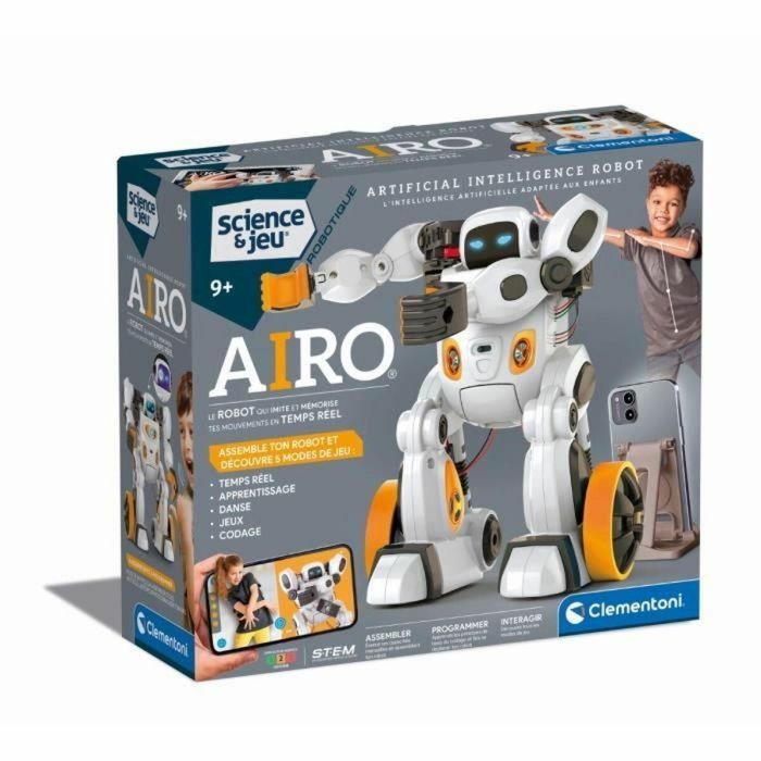 Clementoni CLE8005125527557 AIRO Robot con inteligencia artificial, reconoce gestos y voces, se mueve, app dedicada con algor 0 Clementoni CLE8005125527557 AIRO Robot con inteligencia artificial, reconoce gestos y voces, se mueve, app dedicada con algor 0
