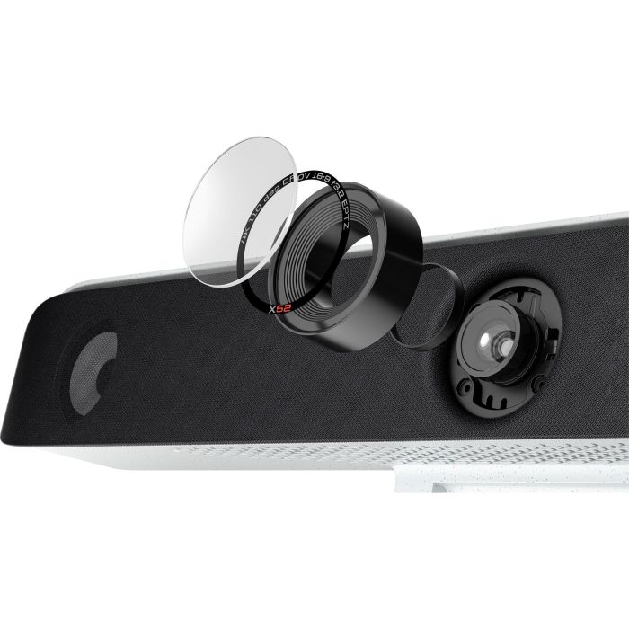 HP Poly Studio X52 Barra de Videoconferencia Todo en Uno 4K Ultra HD 60 pps 5x Zoom Blanco 4