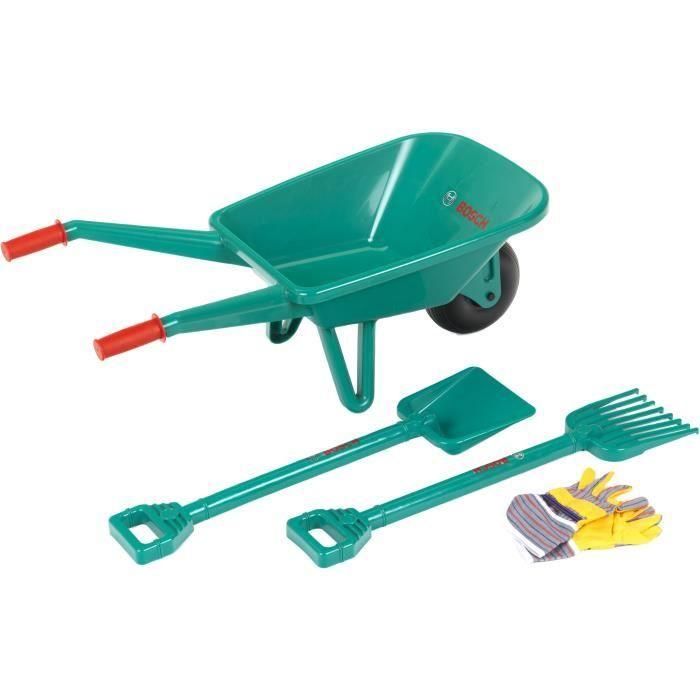 BOSCH - Conjunto de jardín con carretilla para niño 1 BOSCH - Conjunto de jardín con carretilla para niño 1