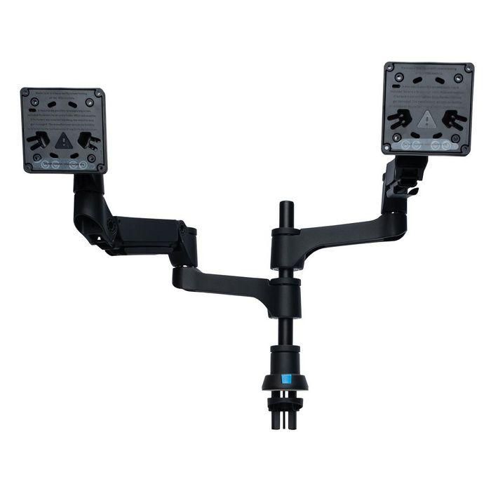 R-Go Tools R-Go Caparo 4 D2, Circular Dual Monitor Arm, Desk Mount, Gas Spring, 3-9kg, Black-Silver, Low Carbon Footprint 5 R-Go Tools R-Go Caparo 4 D2, Circular Dual Monitor Arm, Desk Mount, Gas Spring, 3-9kg, Black-Silver, Low Carbon Footprint 5