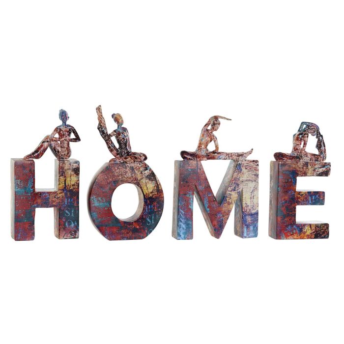 Figura Moderno DKD Home Decor Multicolor 4.5 x 23 x 11.5 cm Set de 4